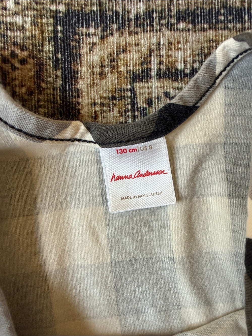 Hanna Andersson checkered dress - Picture 2 of 3